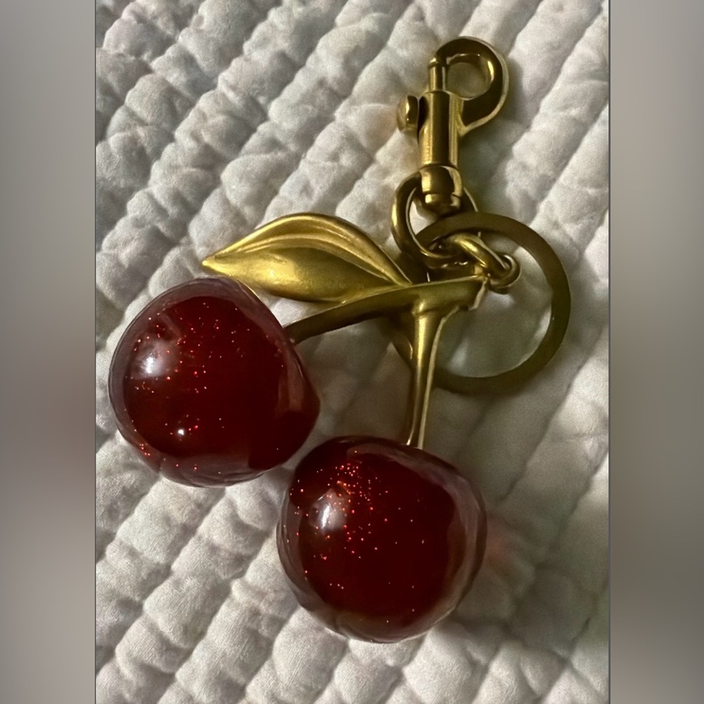 Cherry Bag Charm Keychain